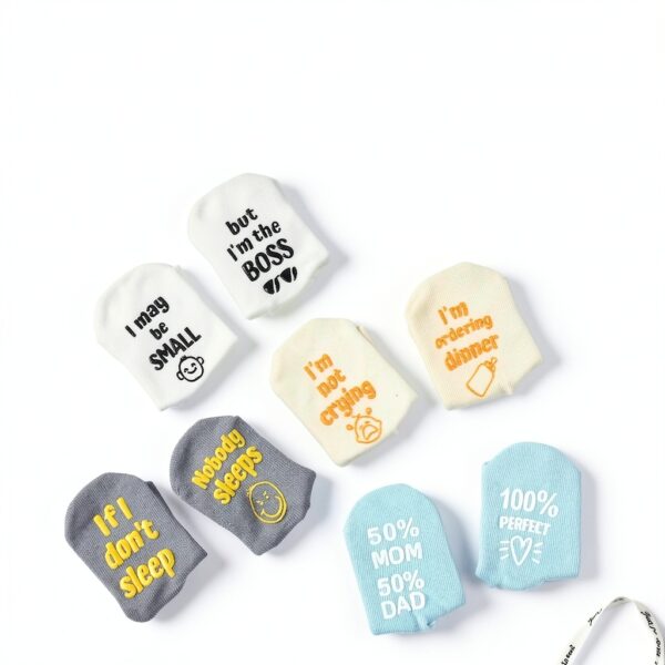 INNObeta Baby Socks Cotton Unisex Seamless Toe Box-3