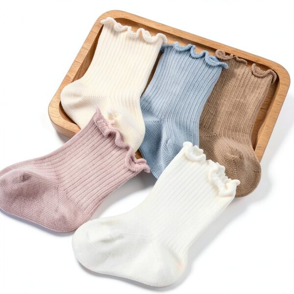 VIAOKUTH Baby Girl Socks Cotton Soft Ankle Sizes 0-5T-3