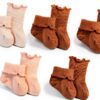 VIAOKUTH Baby Girl Socks Cotton Soft Ankle Sizes 0-5T-0