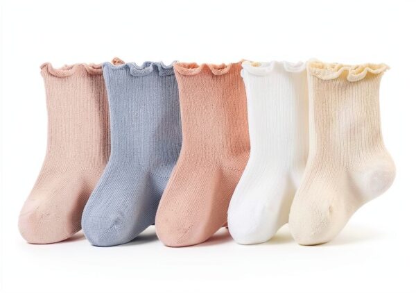 VIAOKUTH Baby Girl Socks Cotton Soft Ankle Sizes 0-5T-6