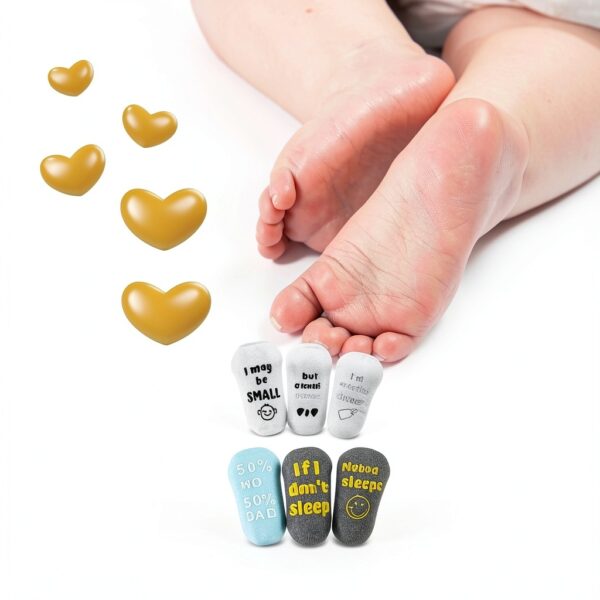 INNObeta Baby Socks Cotton Unisex Seamless Toe Box-4