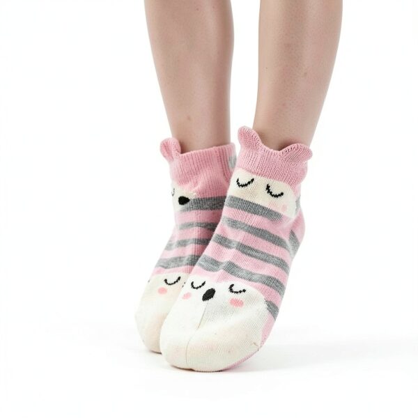 Artfasion Baby Girls Socks Soft Cotton Animal Design 5 Pairs-3