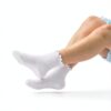Baby Girls Ruffle Socks Cotton Non Slip Grip Toddler Sizes-3