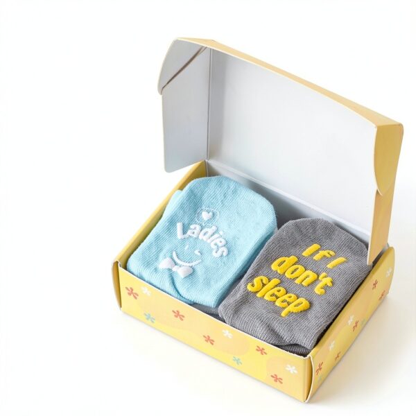 INNObeta Baby Socks Cotton Unisex Seamless Toe Box-1