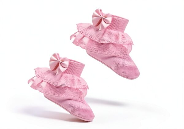 Baby Ruffle Socks Cotton Multicolor 9-Pack Girls Ankle Socks-1