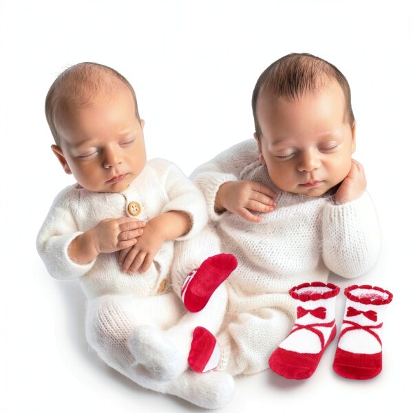 Preemie Socks Cotton Ruffle Designs for Premature Baby Girls-3