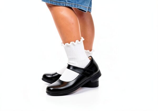 Baby Girls Ruffle Socks Cotton Non Slip Grip Toddler Sizes-6