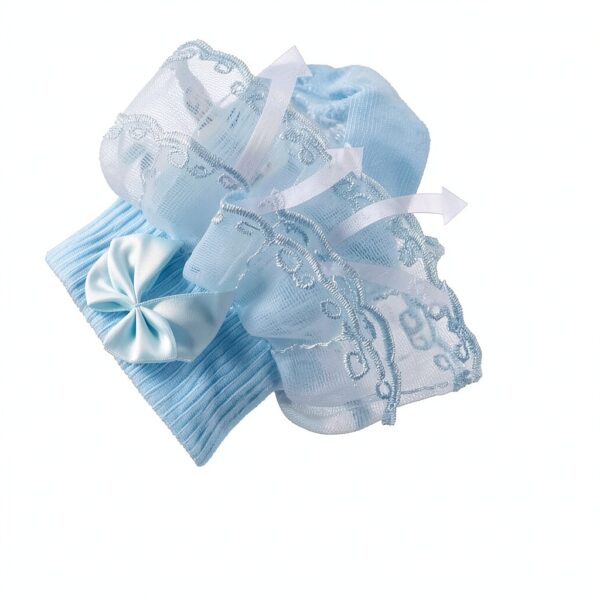 Baby Ruffle Socks Cotton Multicolor 9-Pack Girls Ankle Socks-3