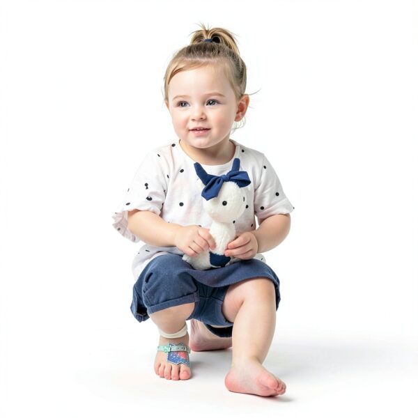 Baby Socks with Grips Soft Cotton Non-Slip Toddler Socks-5