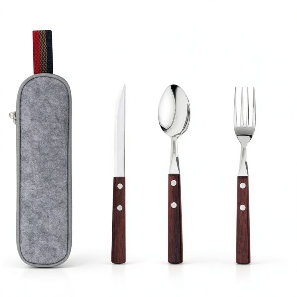 Bewbow Camping Utensils Stainless Steel Rust Resistant-1