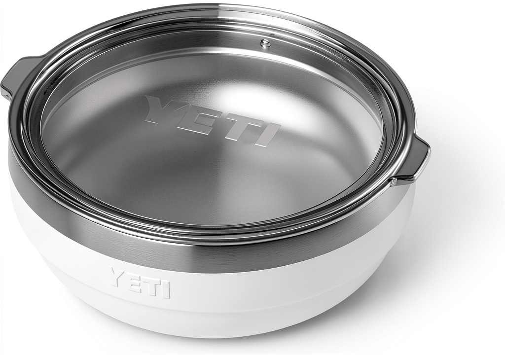 YETI Rambler Low Bowl in a campsite setting