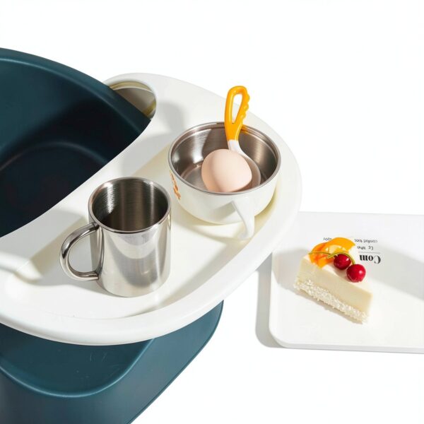 IMEEA Stainless Steel Kids Mug Double Wall Silver-3