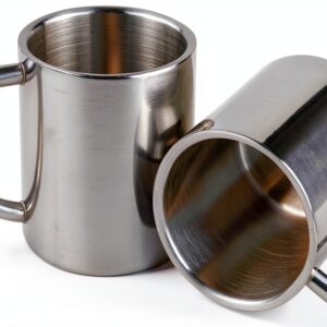 IMEEA Stainless Steel Kids Mug Double Wall Silver-0