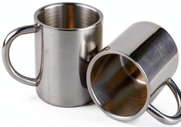 IMEEA Stainless Steel Kids Mug Double Wall Silver-0
