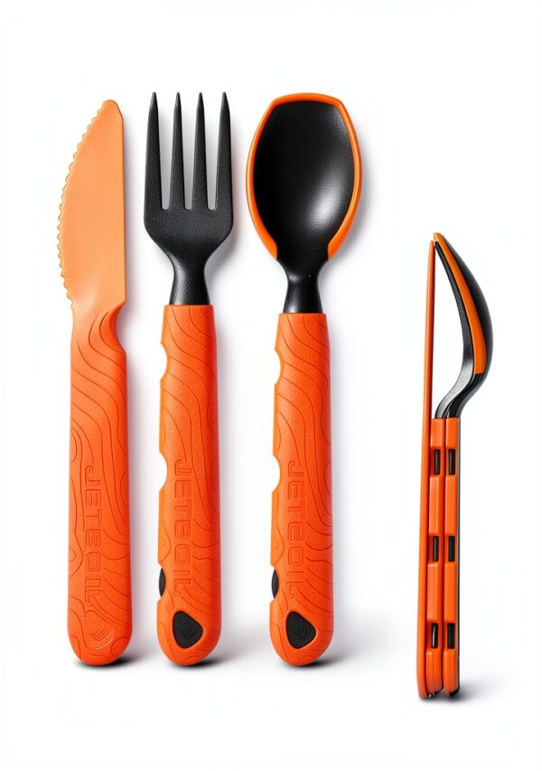 Jetboil TrailWare Camping Utensils Orange Plastic-3