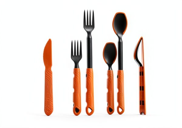 Jetboil TrailWare Camping Utensils Orange Plastic-4