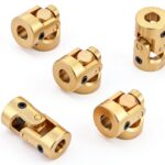 Universal Joint Coupling Brass 3mm x 3mm 7mm Length Generic ELLLBPPHA-0