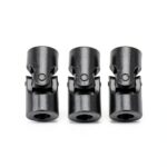 Universal Joint Estink Black Metal Shaft Coupling Pack of 2 12x24x51mm-0