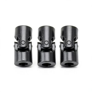 Universal Joint Estink Black Metal Shaft Coupling Pack of 2 12x24x51mm-0