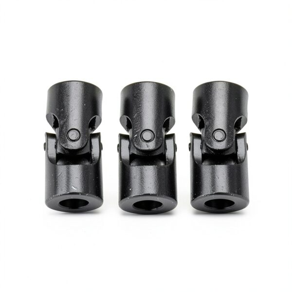 Universal Joint Estink Black Metal Shaft Coupling Pack of 2 12x24x51mm-0
