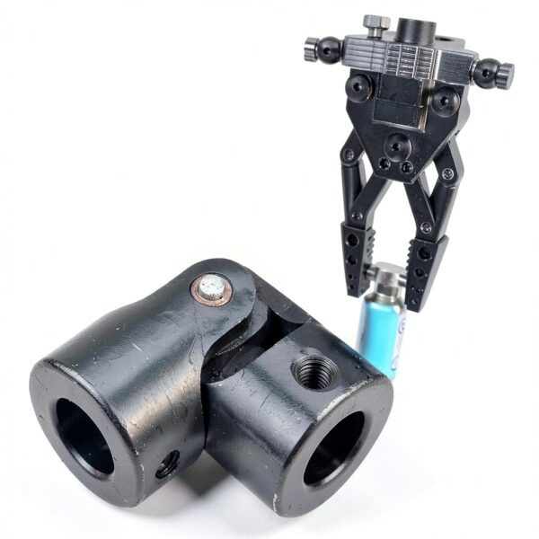 Universal Joint Estink Black Metal Shaft Coupling Pack of 2 12x24x51mm-1